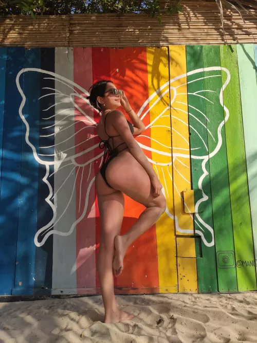 love this butterfly mural