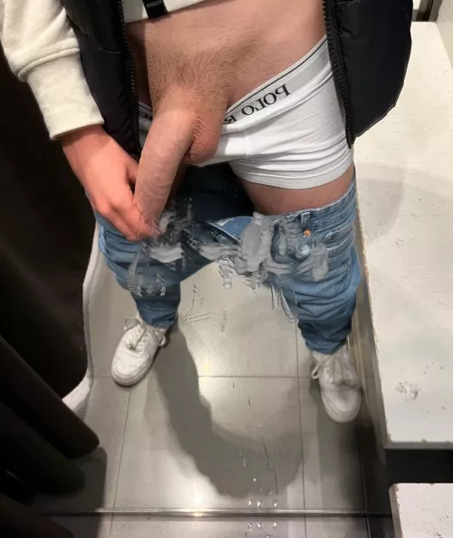 Made a mess in the boys locker room