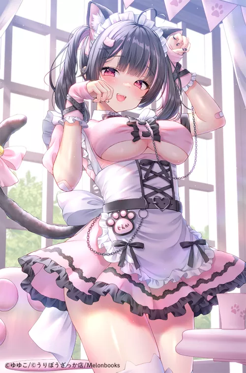 Maid neko underboob (yuyucocco)