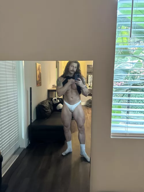 My cock doesn't fit in these undies if it's throbbing