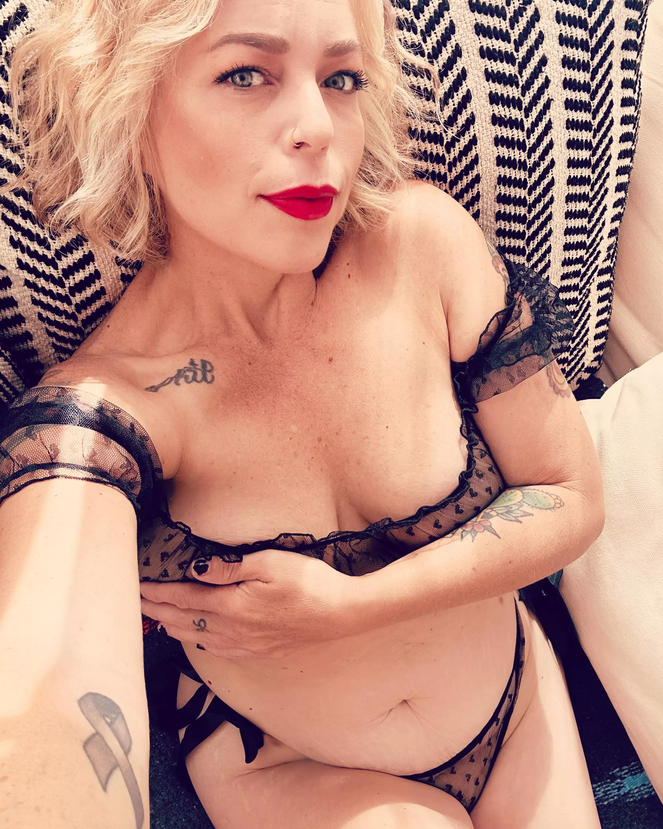 My lipstick might get all over you