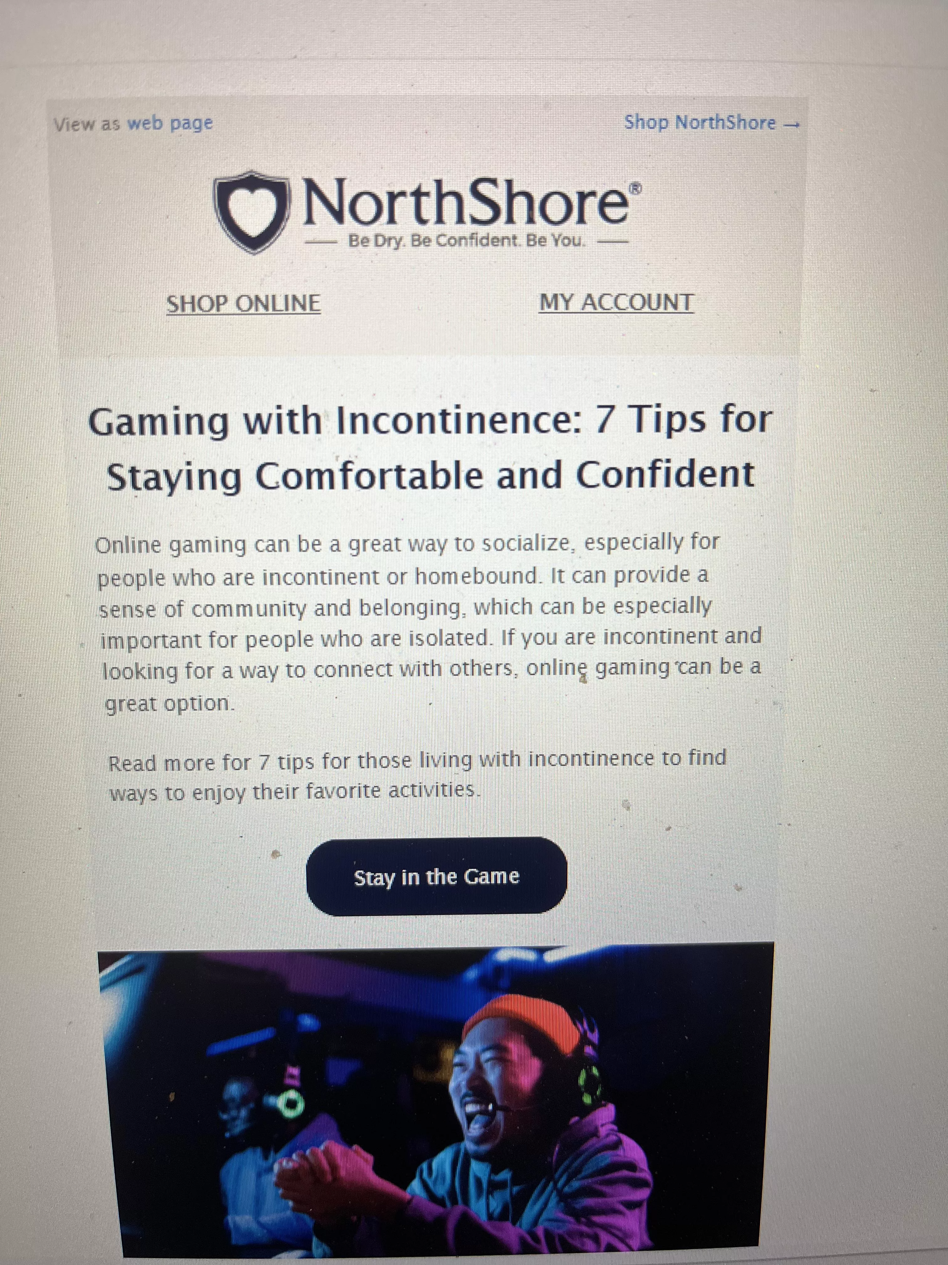 Northshore knows everyone’s playing Starfield lmao