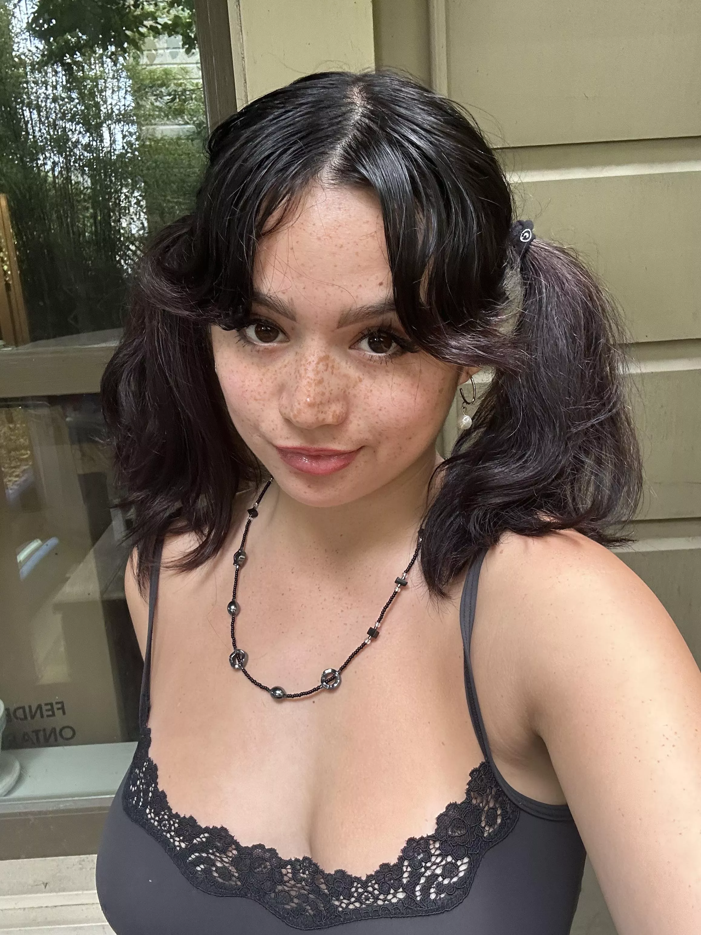 Ponytail and freckles is a deadly combination.