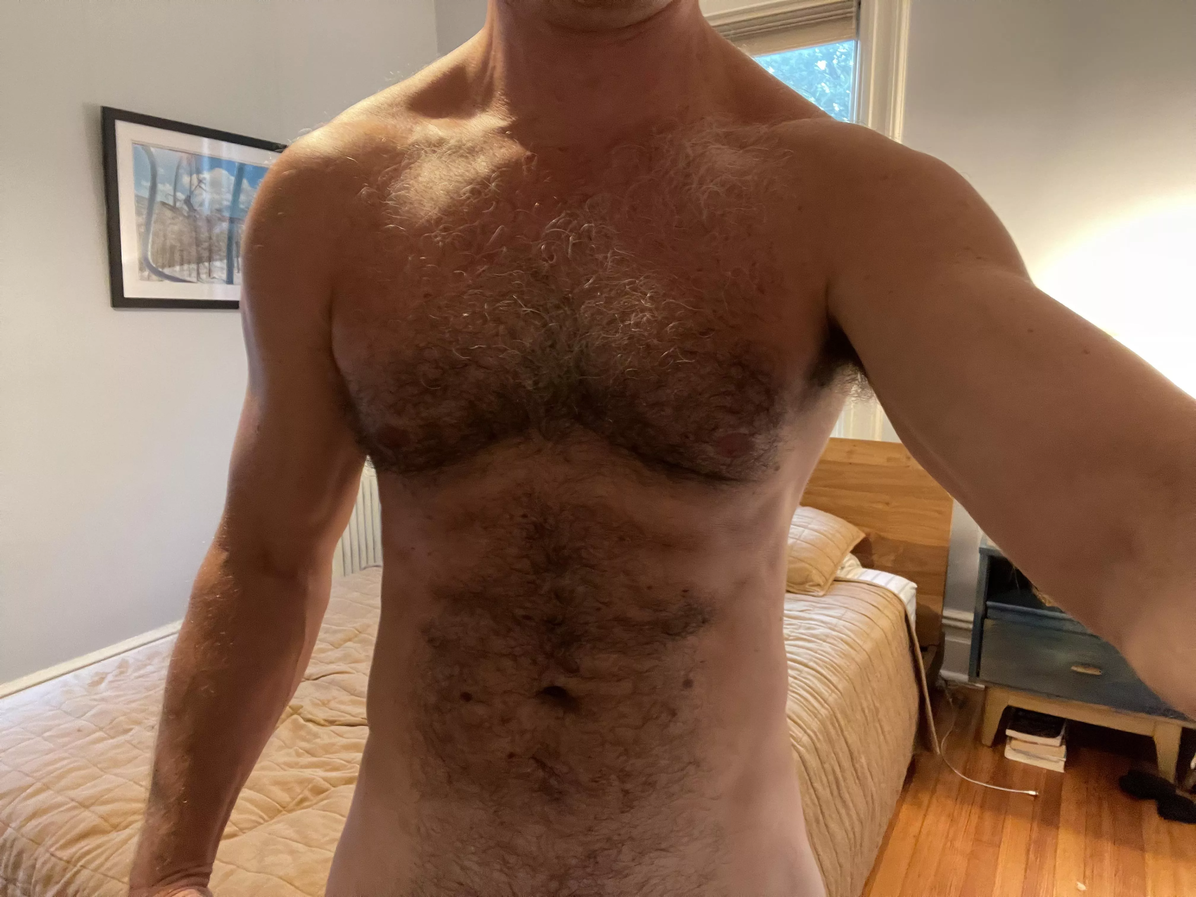 POV as I close the bedroom door - are you in or out?