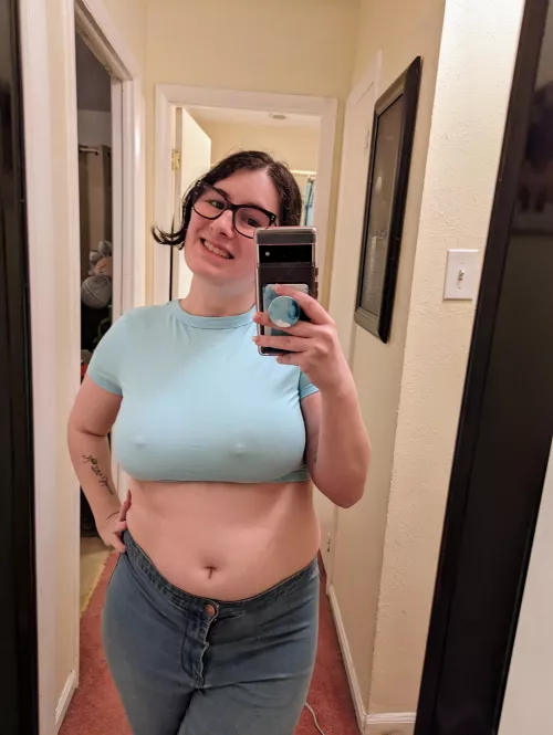 Should I keep my bra off? 😃🥰