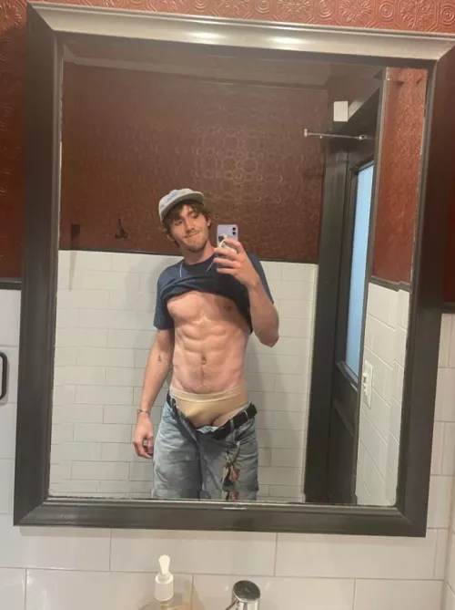 Soft bulge in my new undies:)