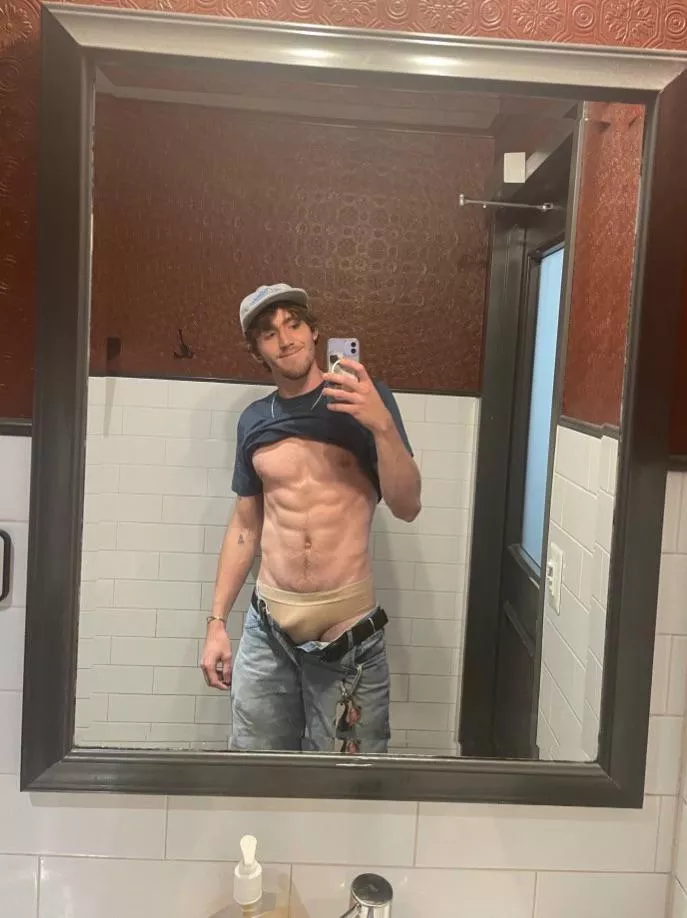 Soft bulge in my new undies:)