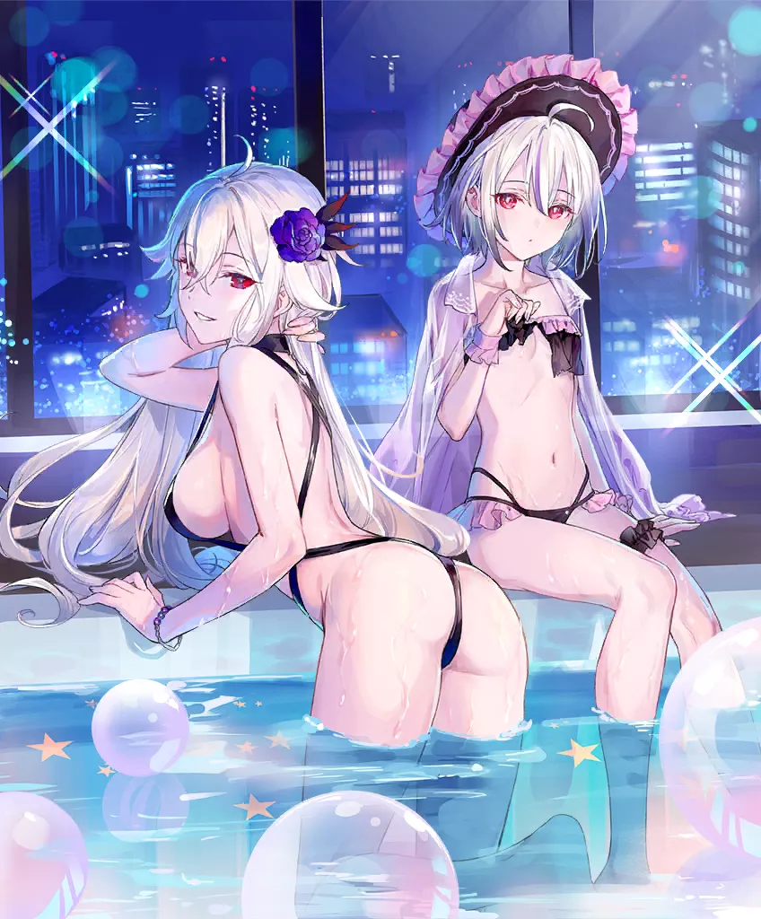 Astrid and Anya ( FROM EVERTALE) ( the lef ones are the big ones )