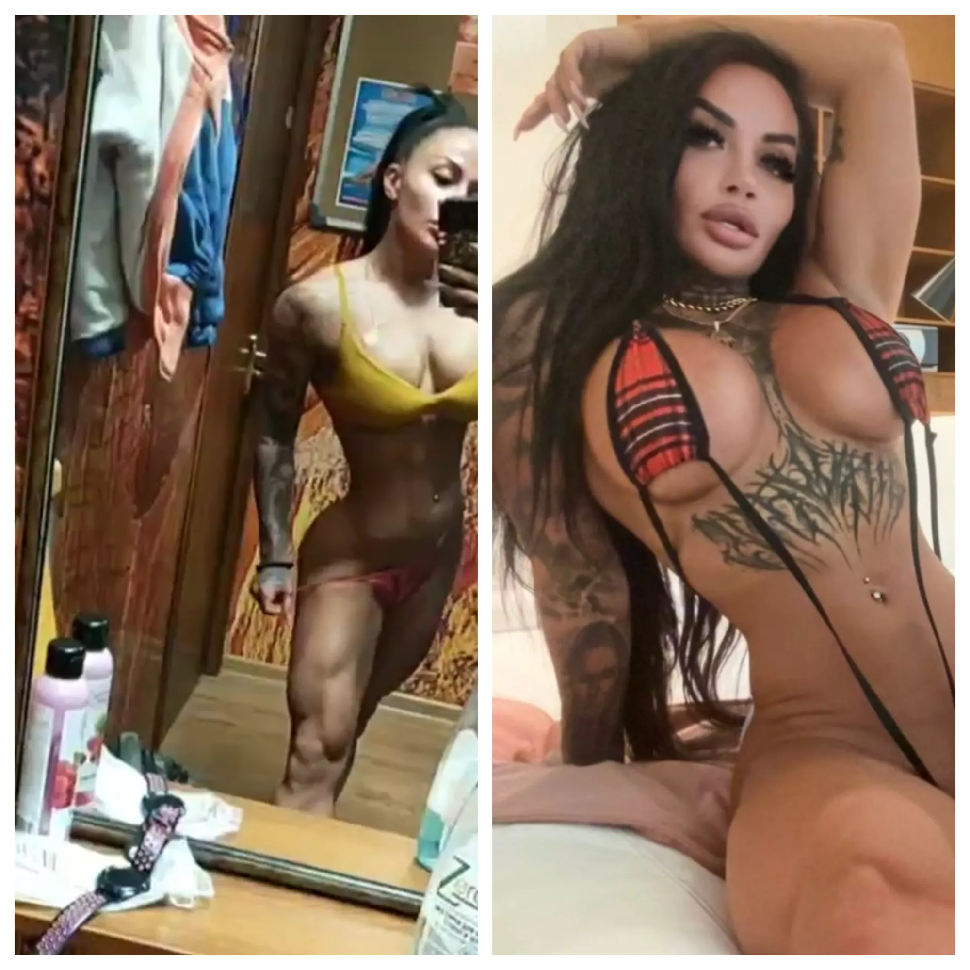 Before and after bimbofication