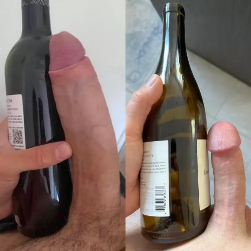 Compared my cock to another post in here. Big difference