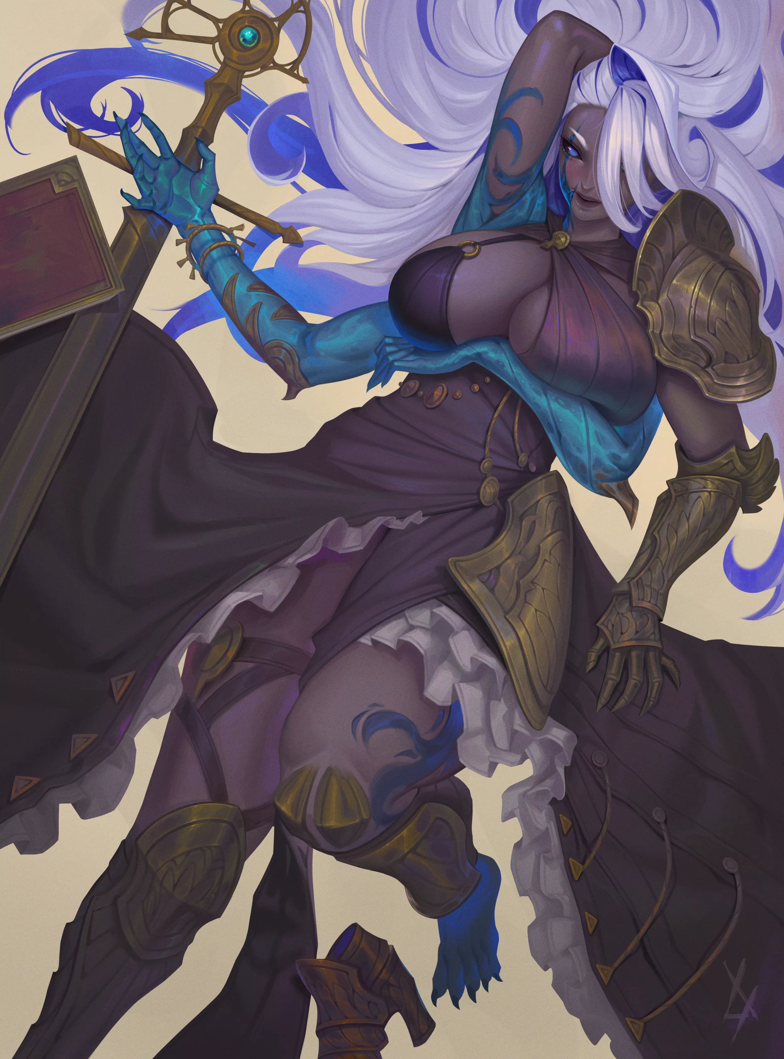 Corrupted witch, art by me