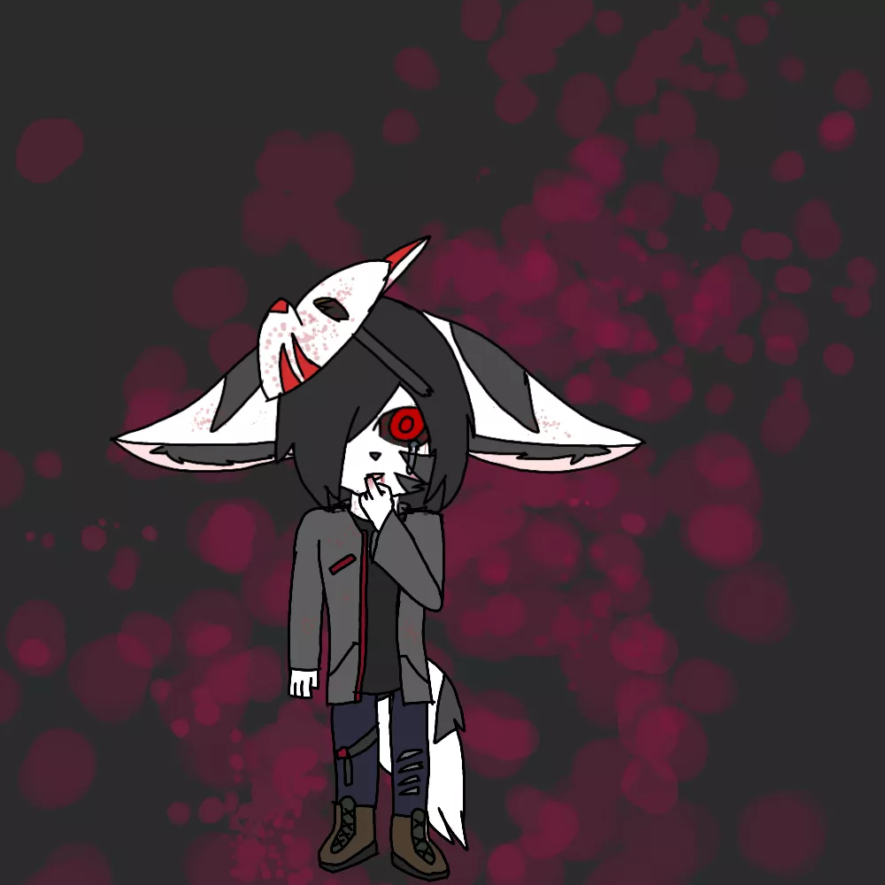 Drew my Sona as a ghoul (mild blood)