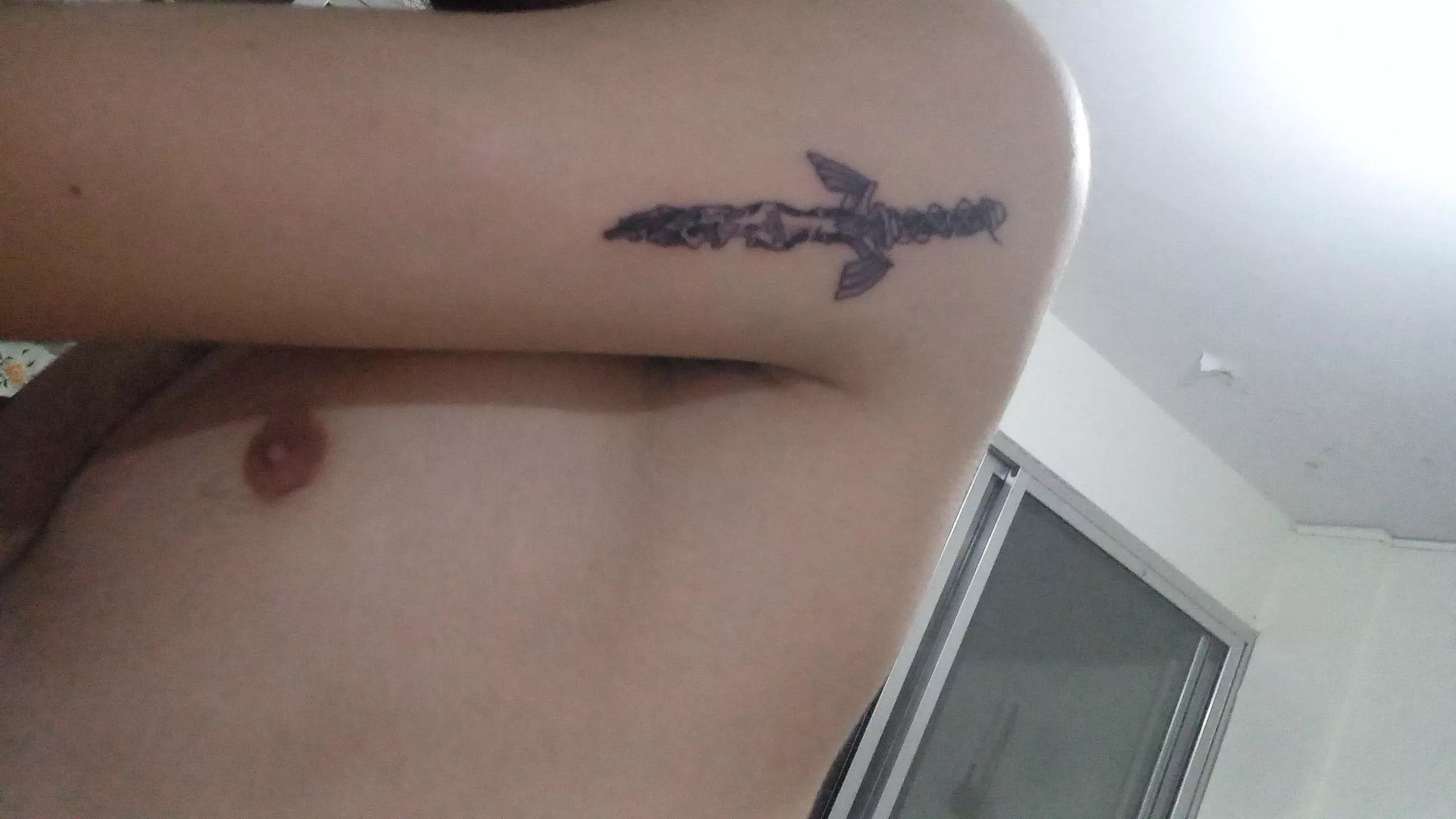 Felt hot in with my new tattoo