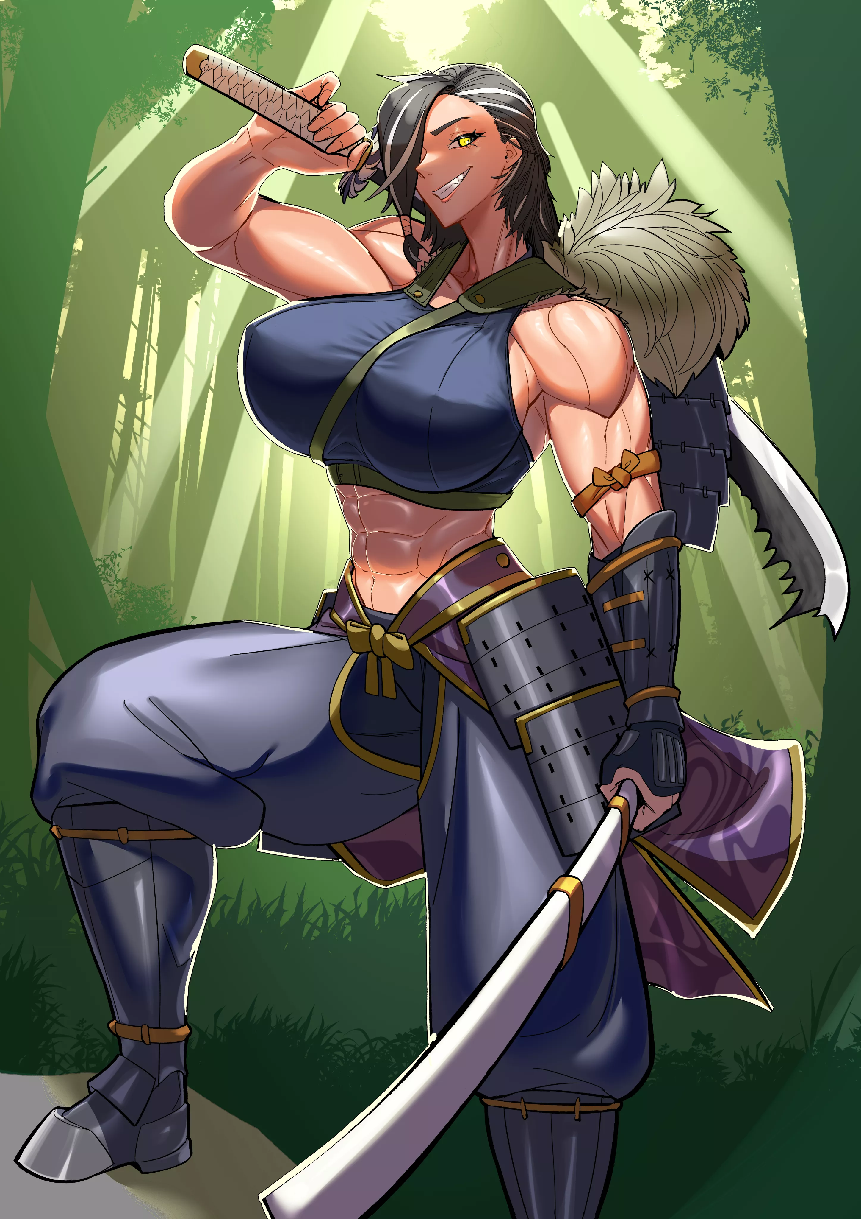 Female warrior [Artist: laughing_nerd]