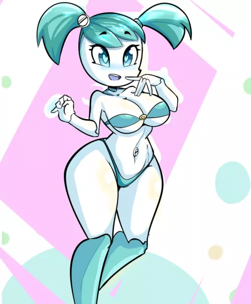Jenny Wakeman gets a bikini upgrade (KemonoKiller) [My Life as a Teenage Robot]