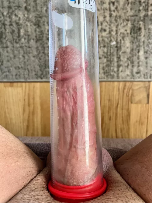 Long pumping and jelqing session today
