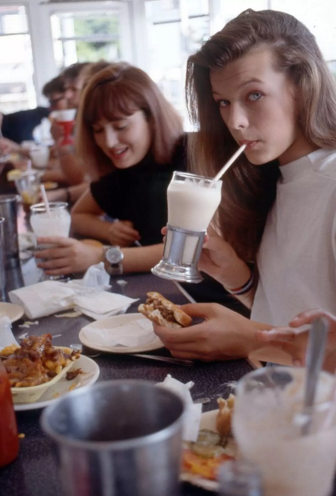 Milla Jovovich - Having a Shake in 1987