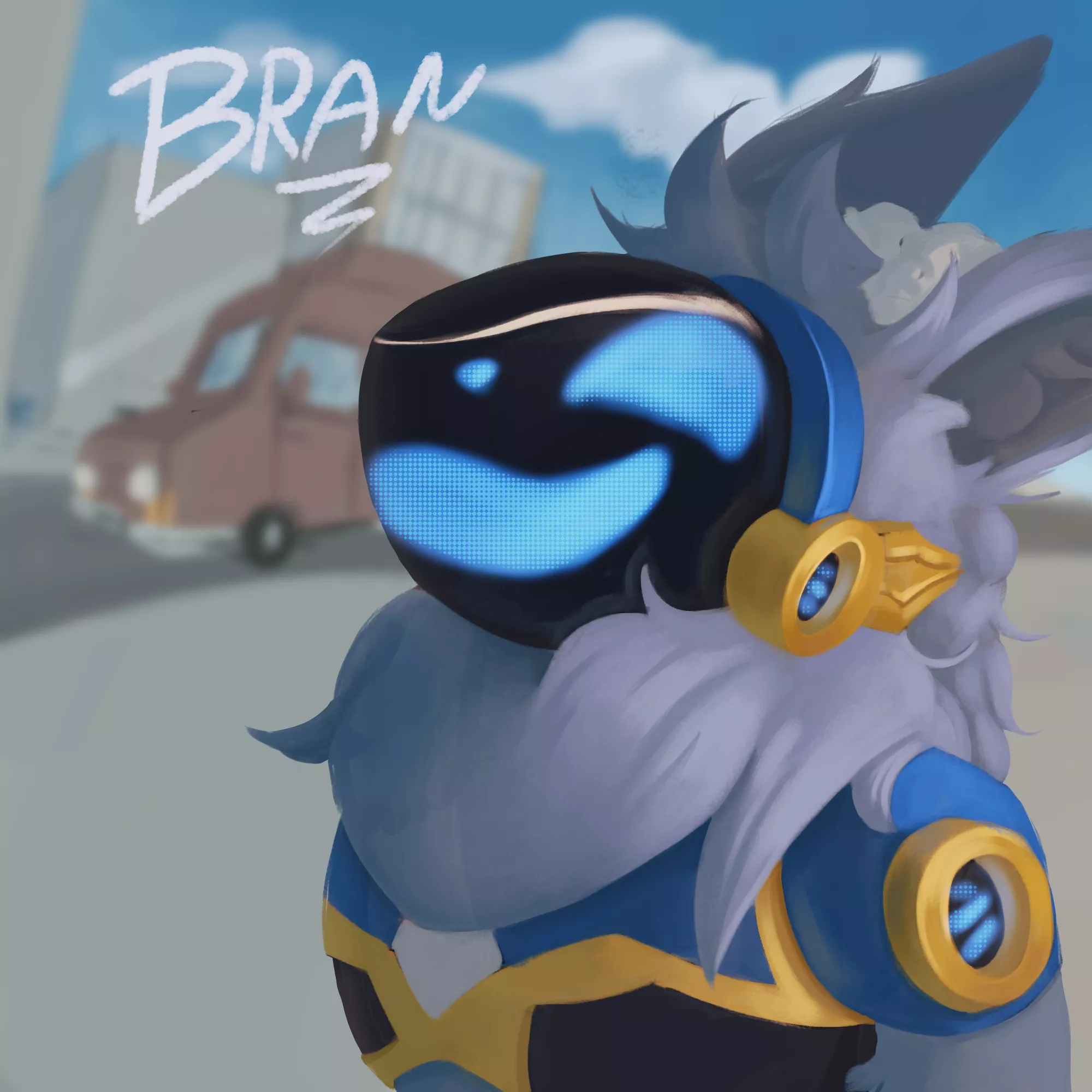 raeal in the street (art by me)