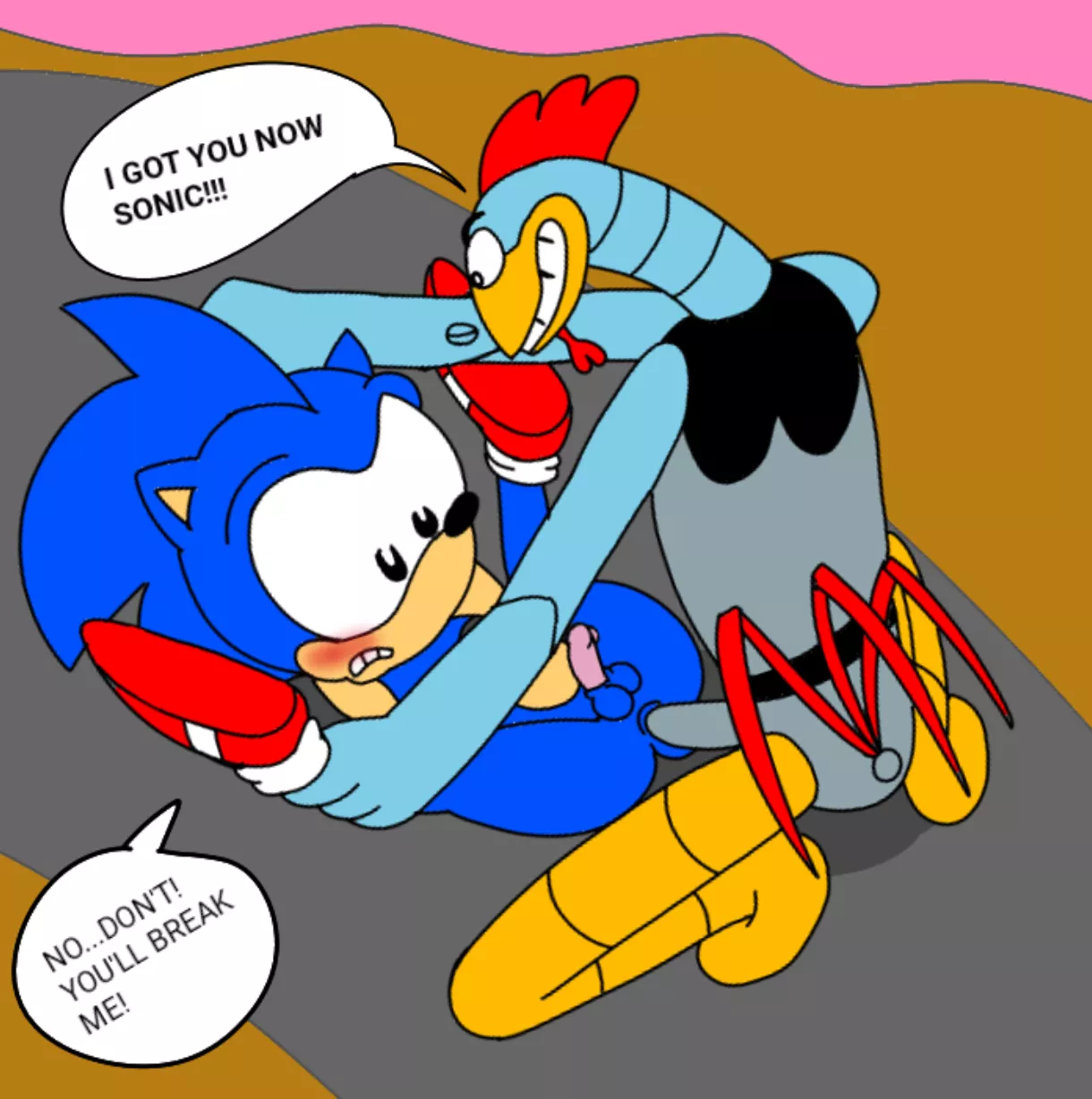 Scratch and sonic. (Unknown Artist.)
