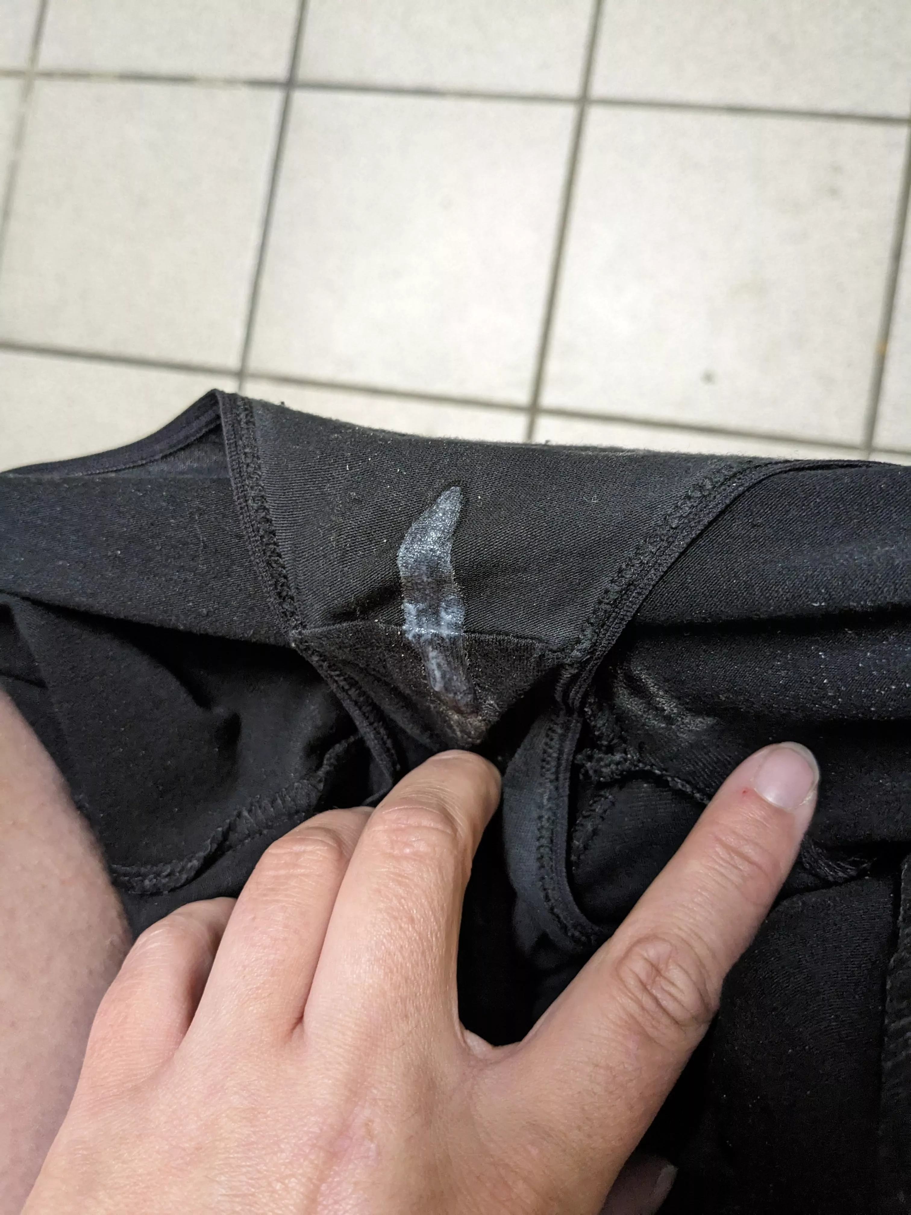 So wet it leaked through to my work trousers 🙈