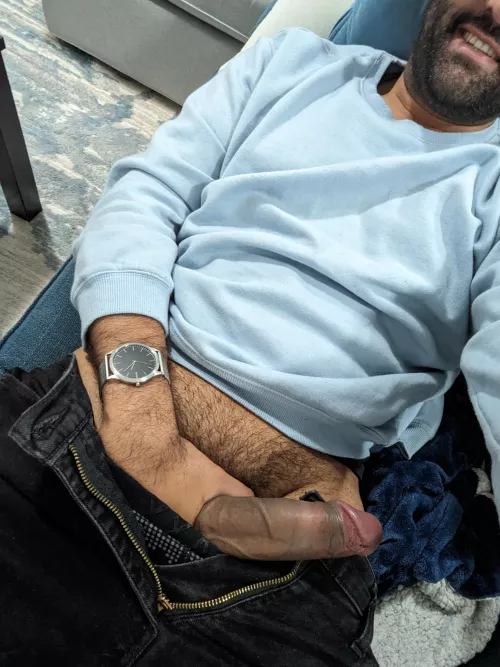 Thick as my wrist enough?