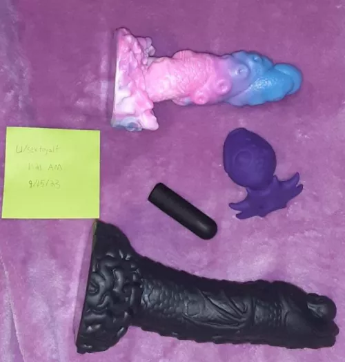 WTS Small/Soft Cuddlefish Cthulu $50; Made to Were Sampire Sampire Small/Medium $45; Cute Little Fuckers Princette Puppypus $30. Contiguous 48 US only, no returns. PayPal G&S.