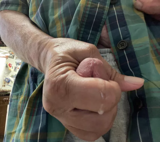 A little drip. Can anyone lend a hand or tongue?