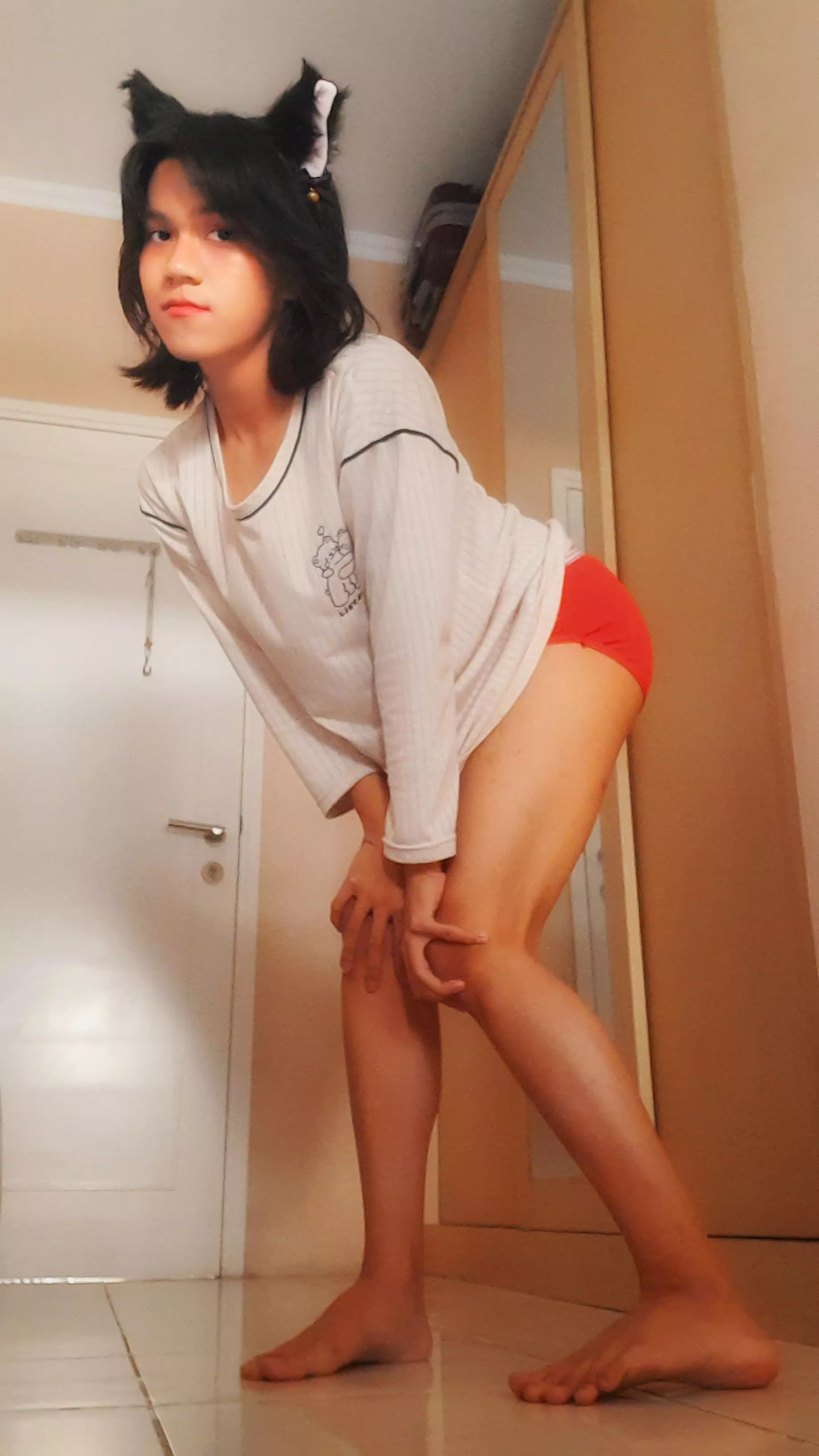 angle made me look tall