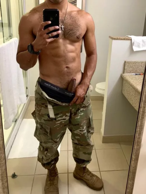 Anyone want to help me out my uniform today?