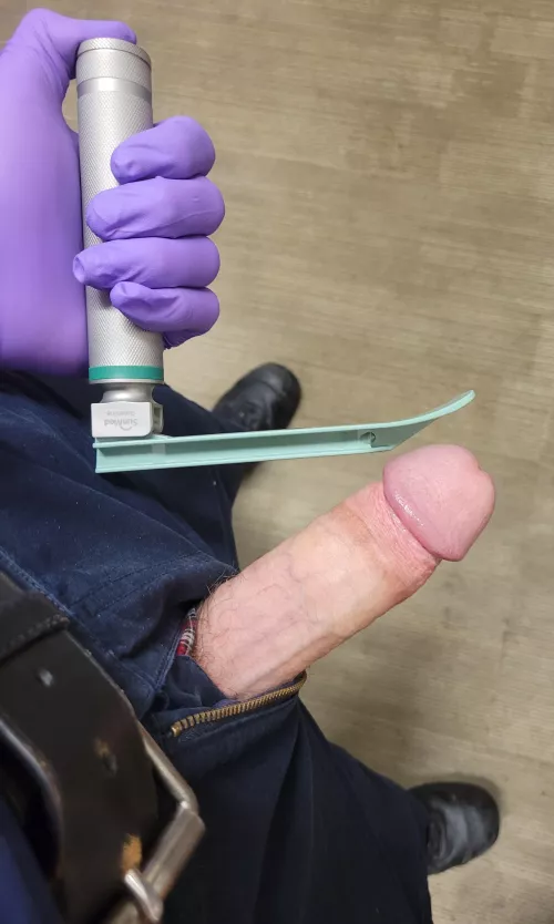 As a medic I'm skilled at putting tubes down throats