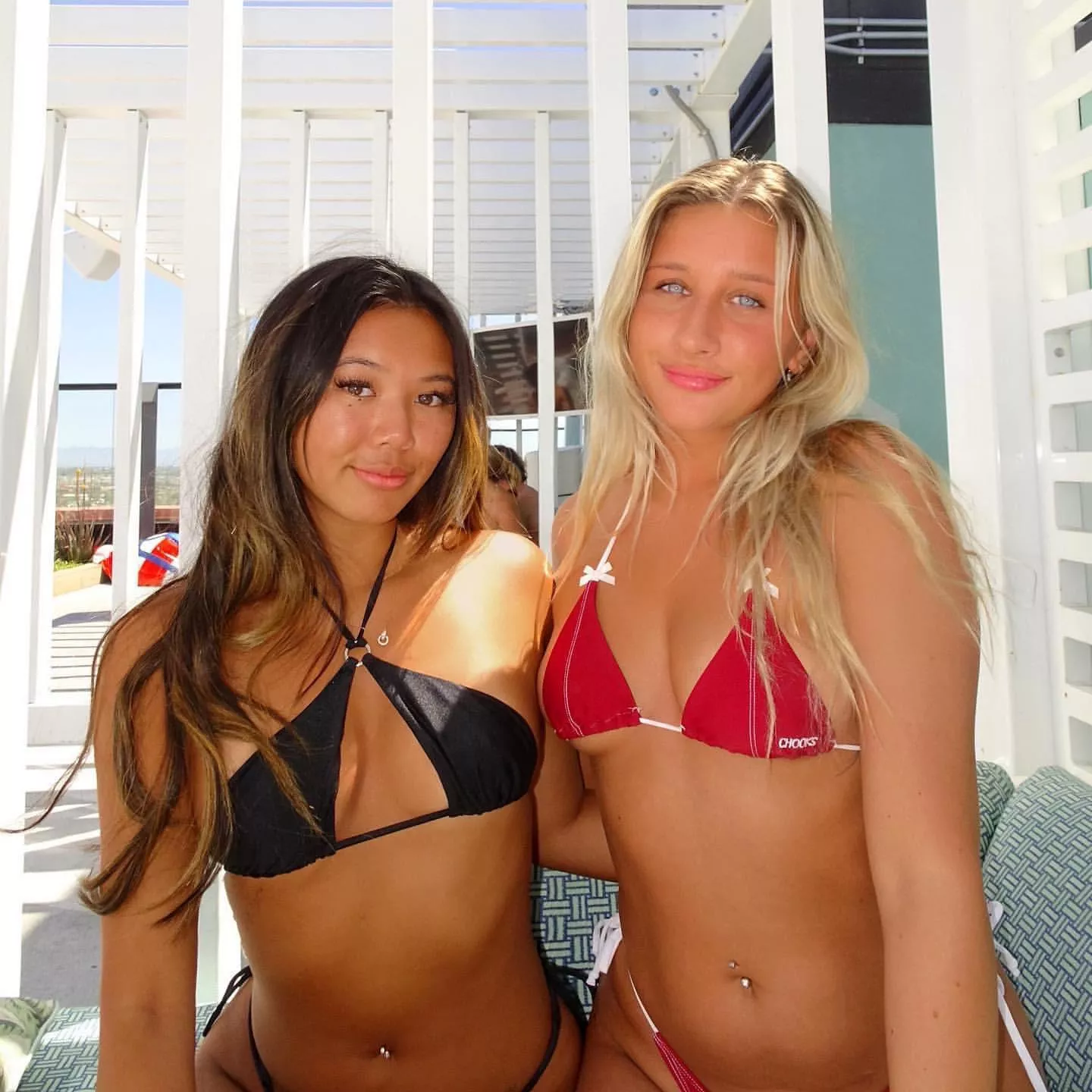 Asian or blonde