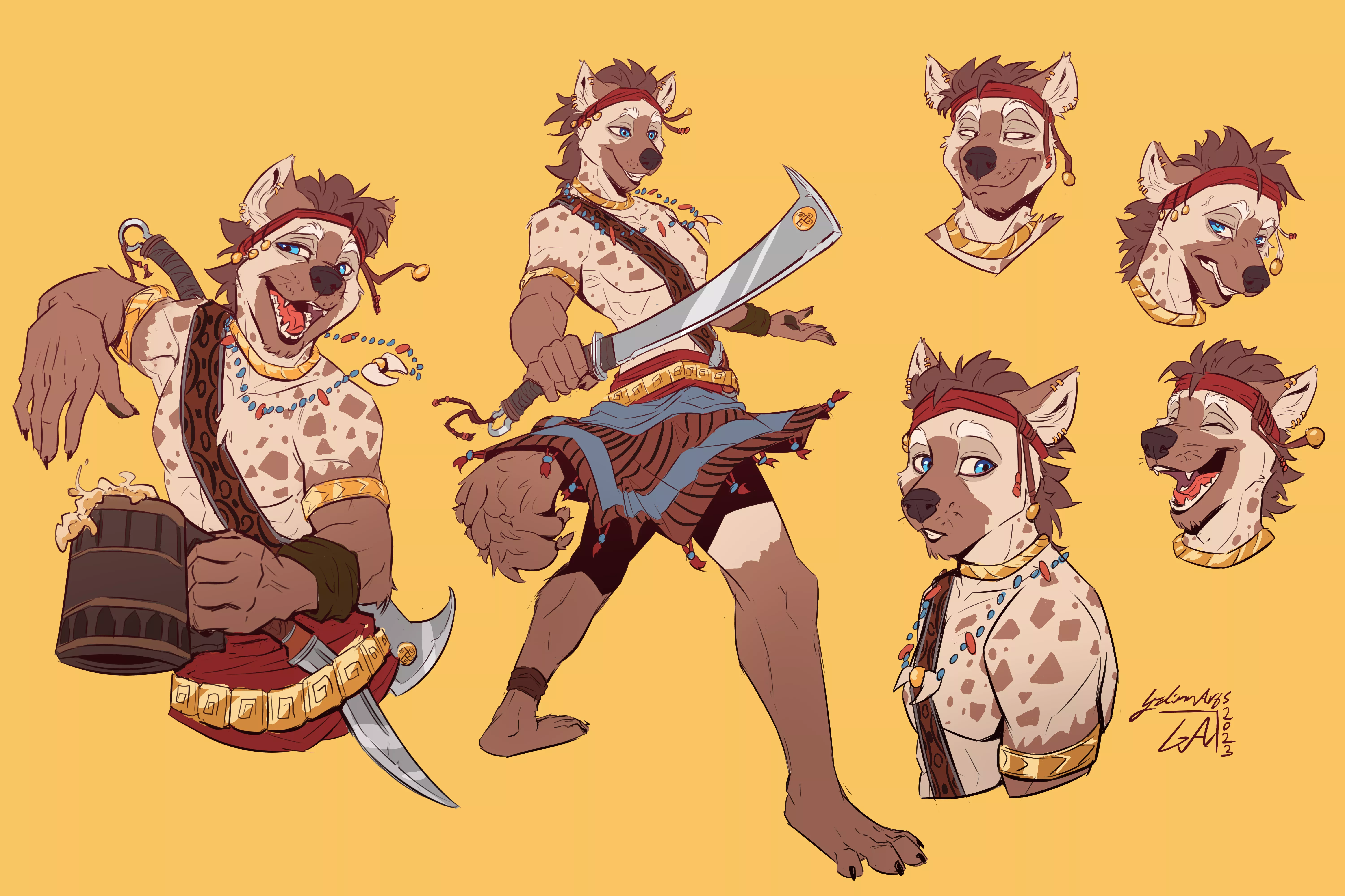 Behold the yeen! - Art by me, commissioned by @Autumn_TBC on Twitter 🍪