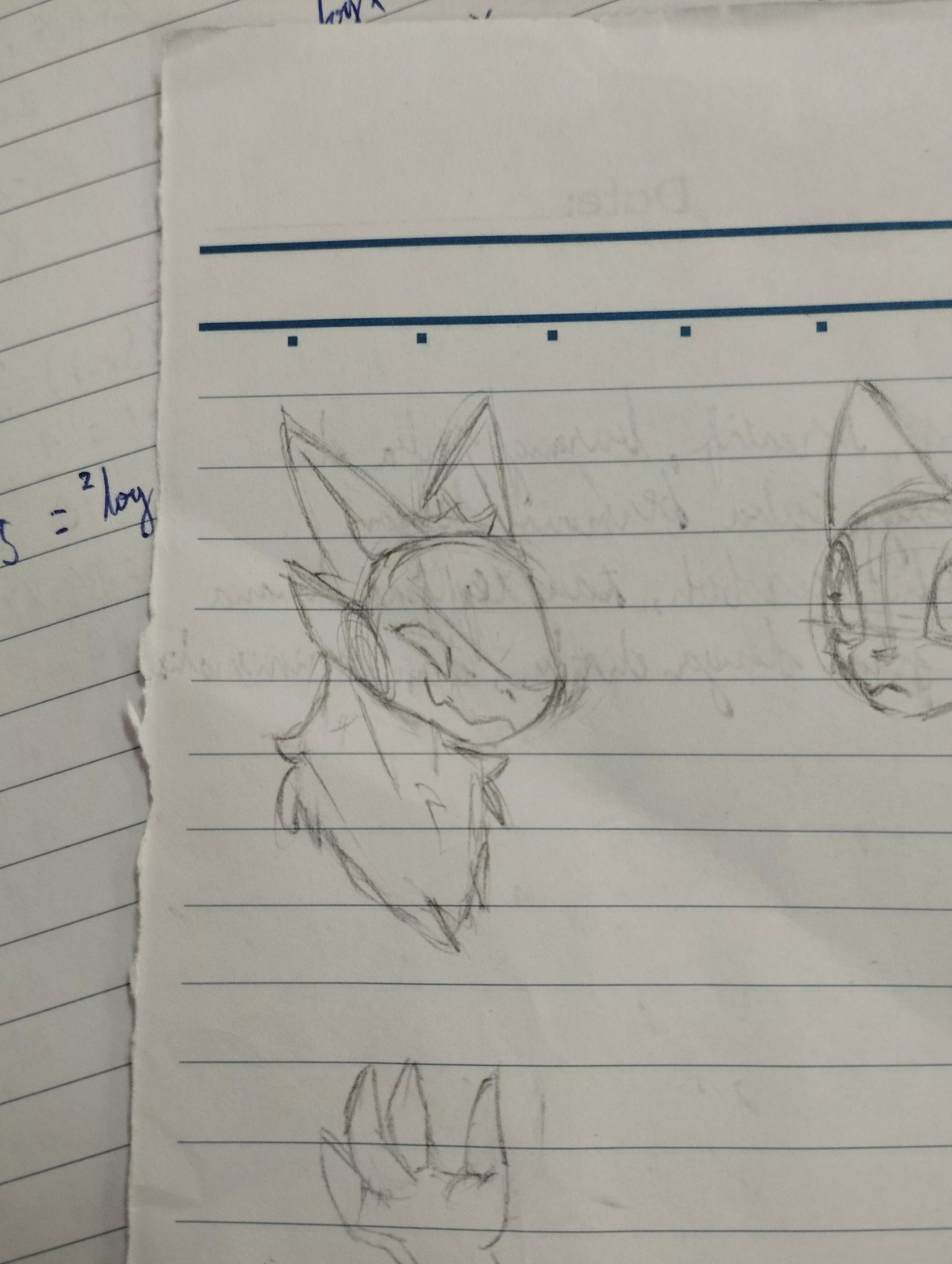 drew a proto boyo at school idk (art by me)