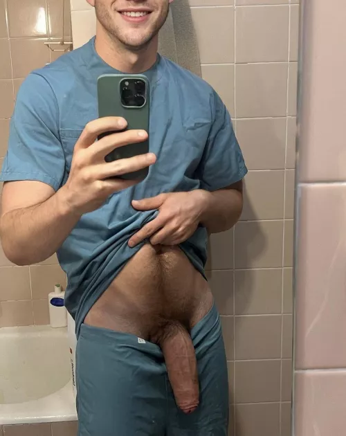 Easy to smile with a big fat dong.