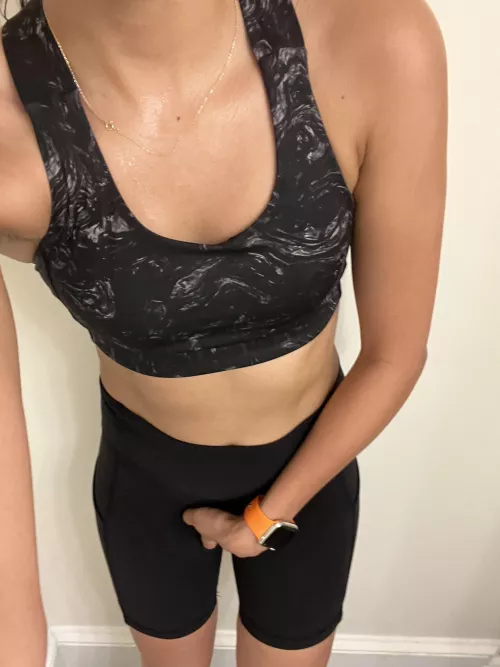 [F][OC] a hard workout always gets me dripping from head to toe