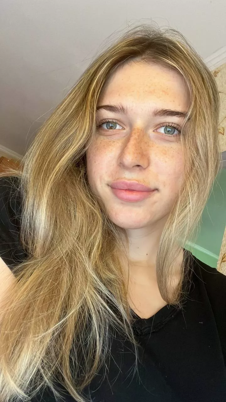 freckled girl from Ukraine