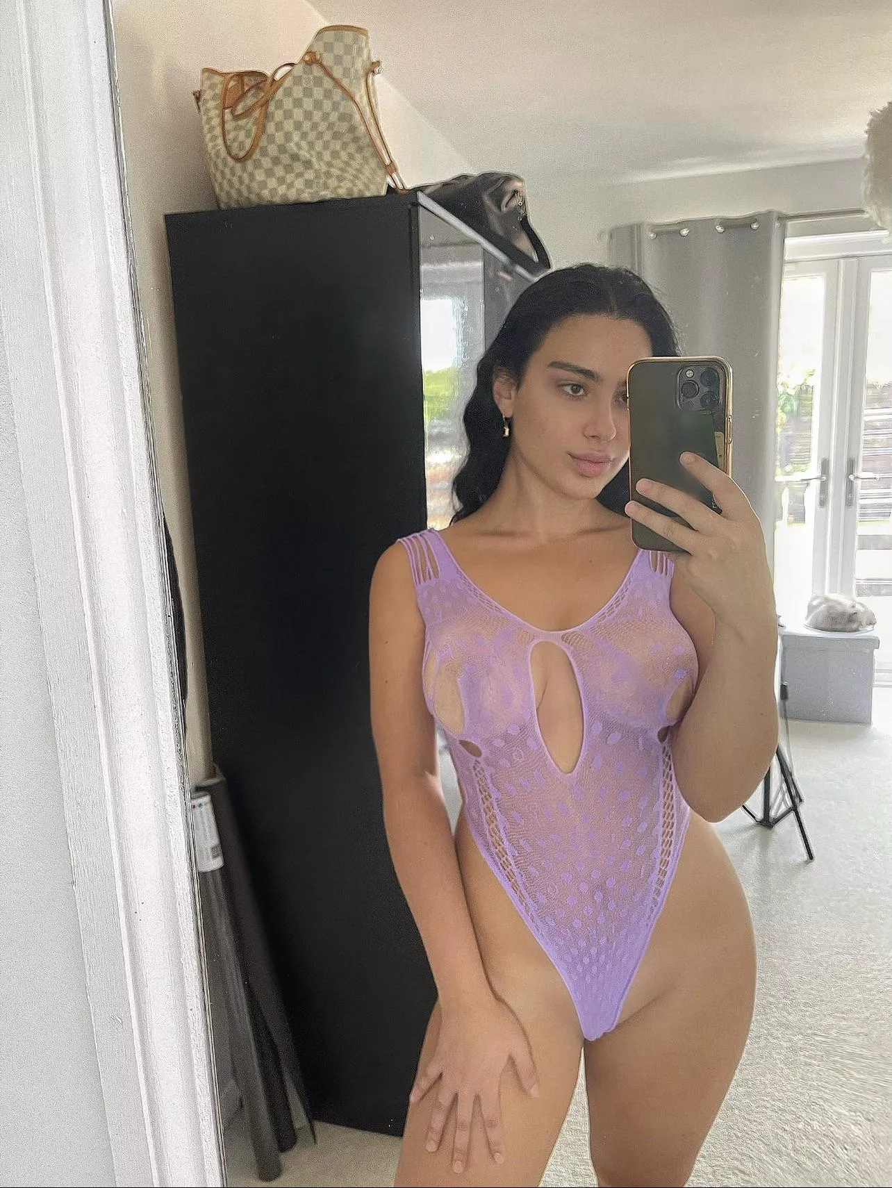 I love the colour purple on me