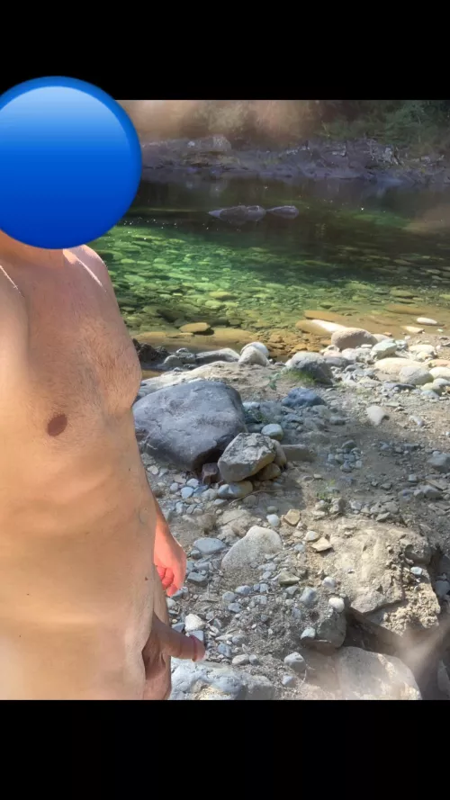 No nude beach near me but there’s a nude river