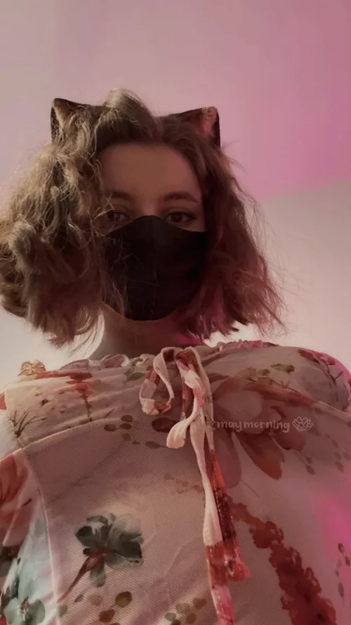 POV wild catgirl about to sit on your face