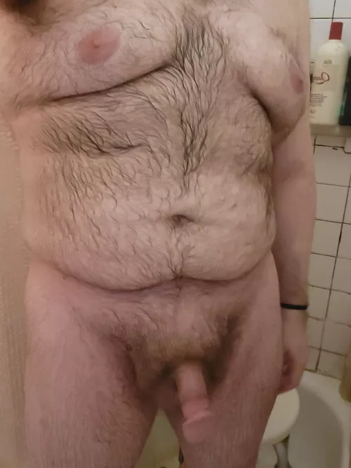 Taking a hot shower after a long day's work, wanna join me?