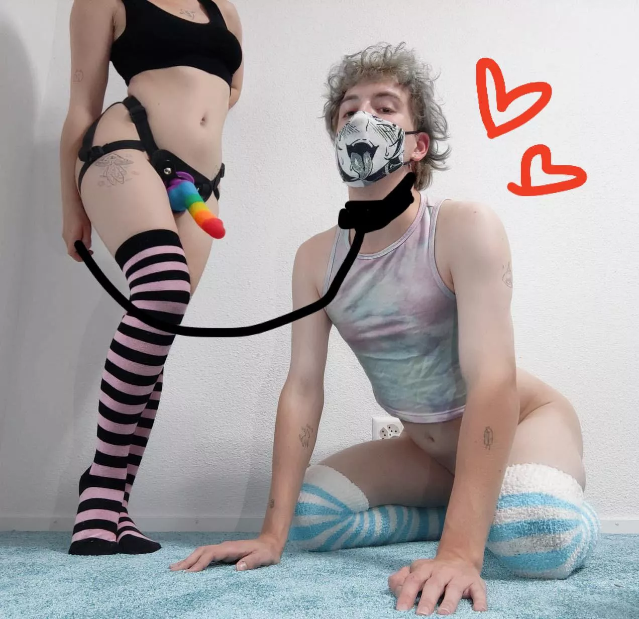 Taking our my puppy for a walk