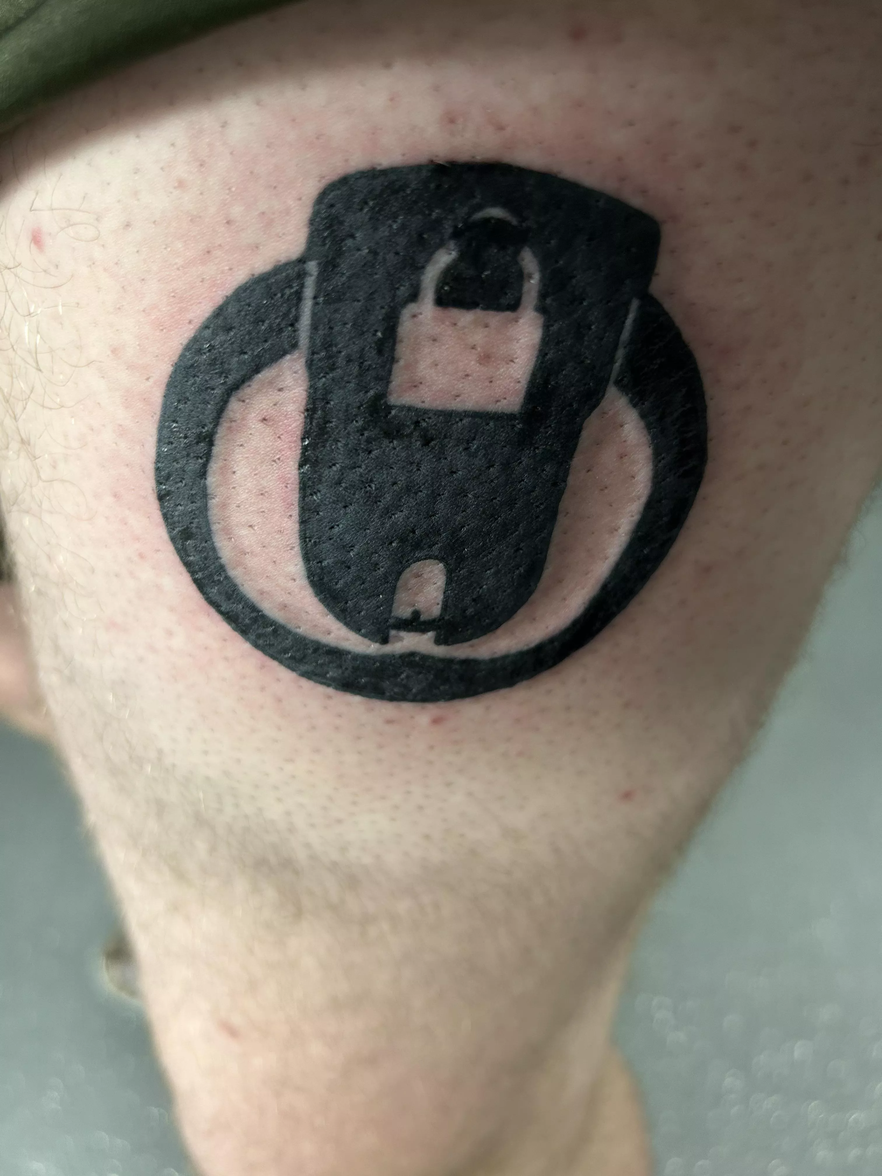Tattoo to show I'm a locked sub!!!