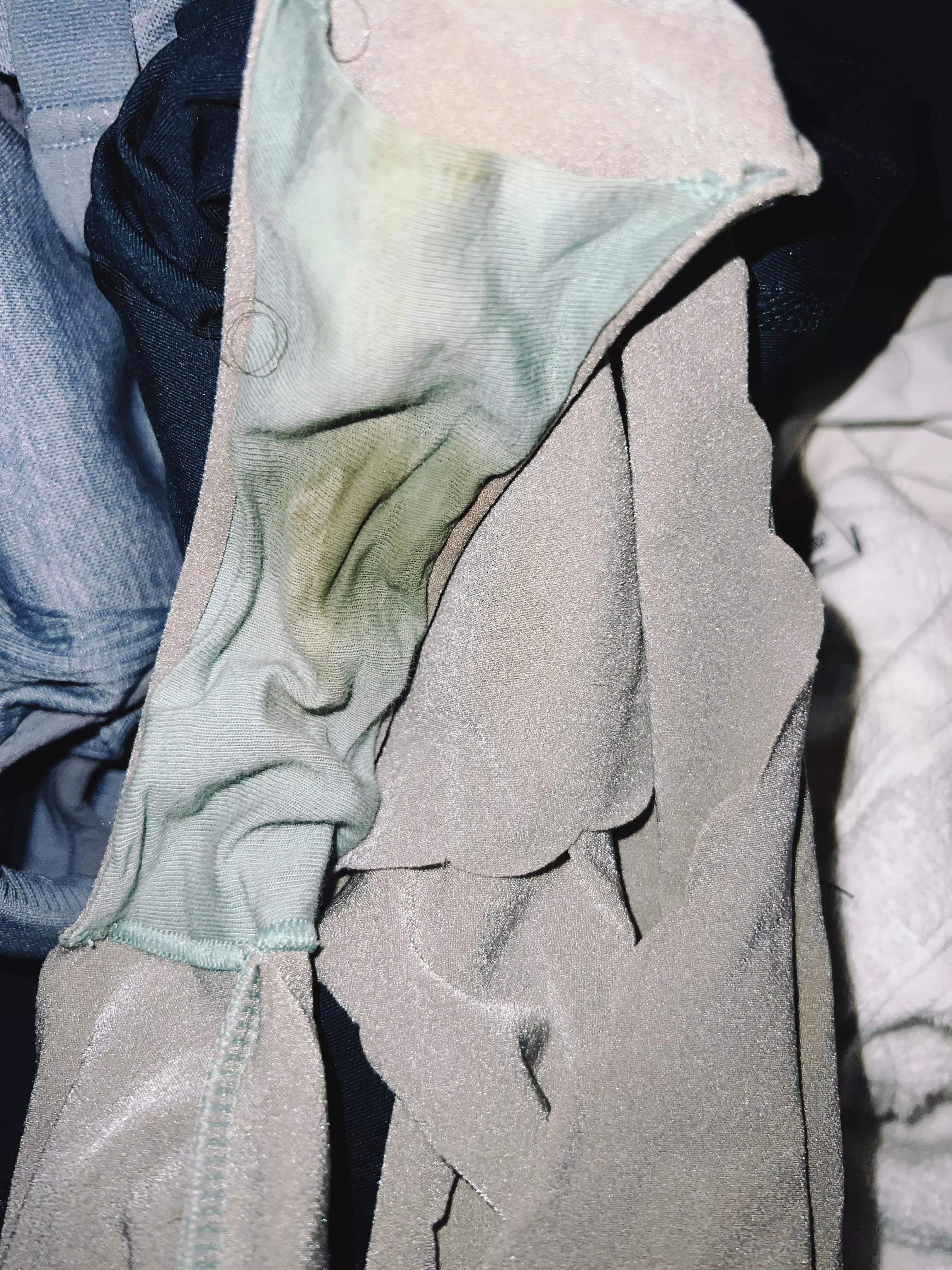 These were so soiled I had to post them right after I took them off. F33. I could smell my juices from far away.