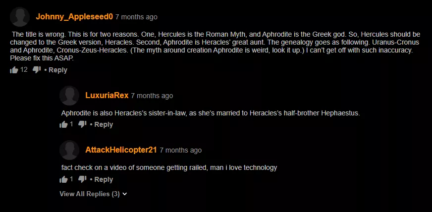 Title was ''Hercules Fucks Step Sister Aphrodite''