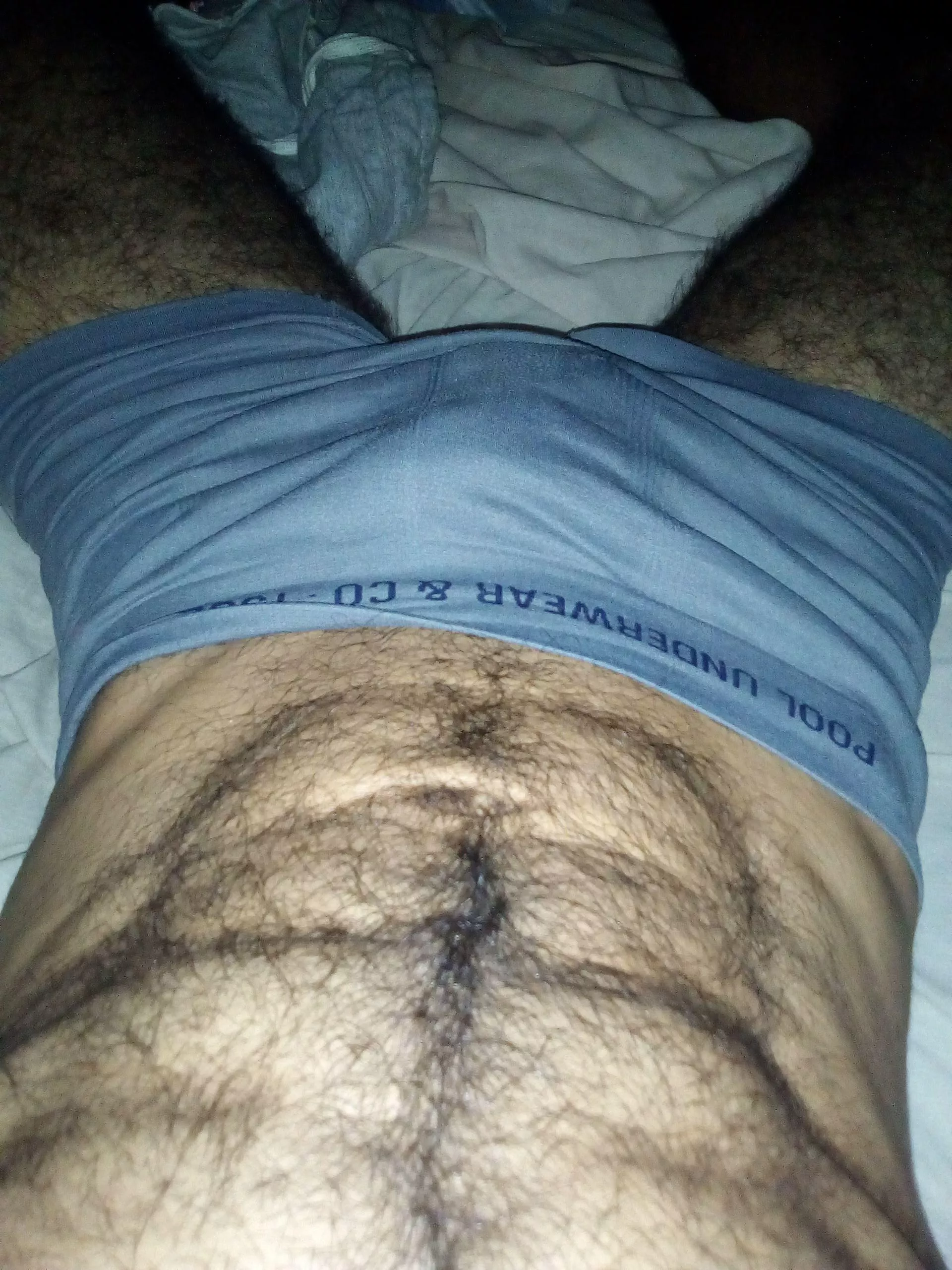 Wearing my father's comfortable underwear