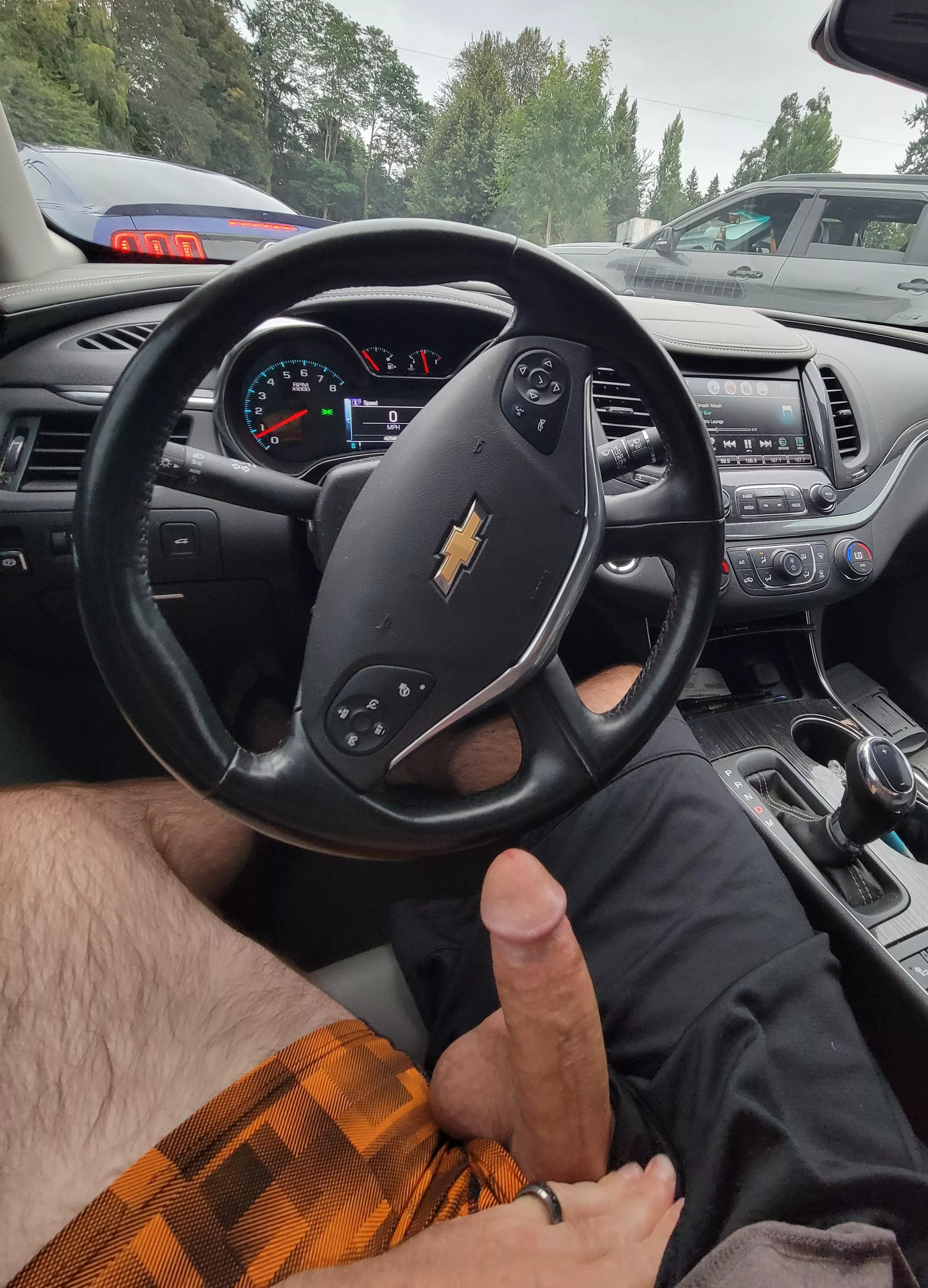 When dad gets bored while stuck in traffic, I usually end up stroking myself...maybe you're driving next to me 😈 [46]