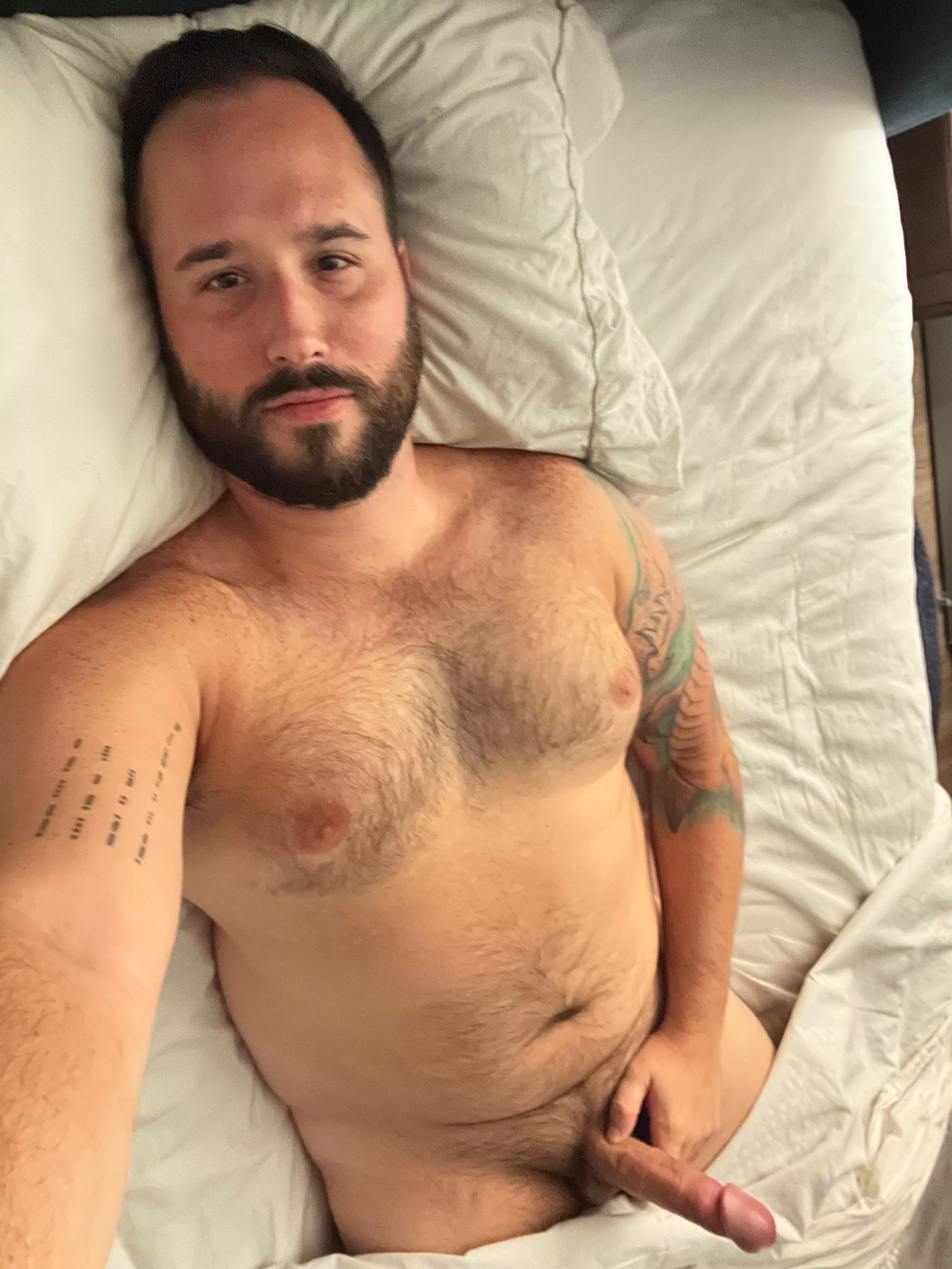 Woke up with some serious wood.