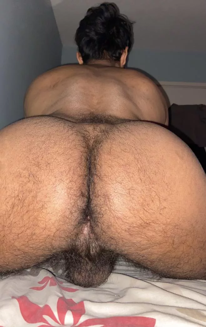 Y’all into hairy brown cheeks?