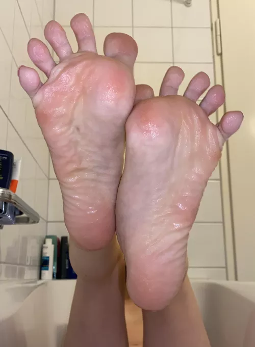 All wet and wrinkly:)