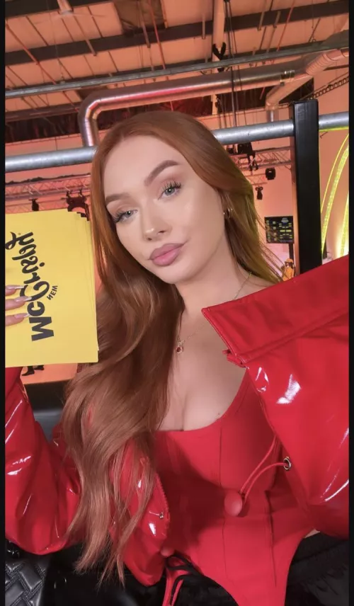 And they said gingers shouldn’t wear red